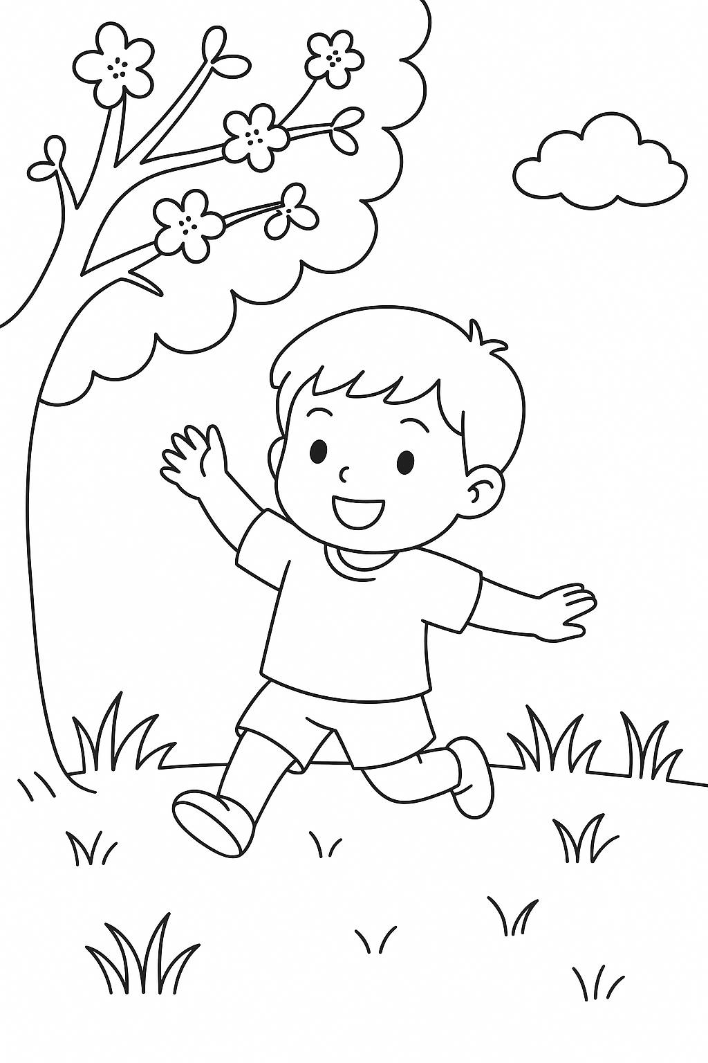 Trường mầm non mùa xuân