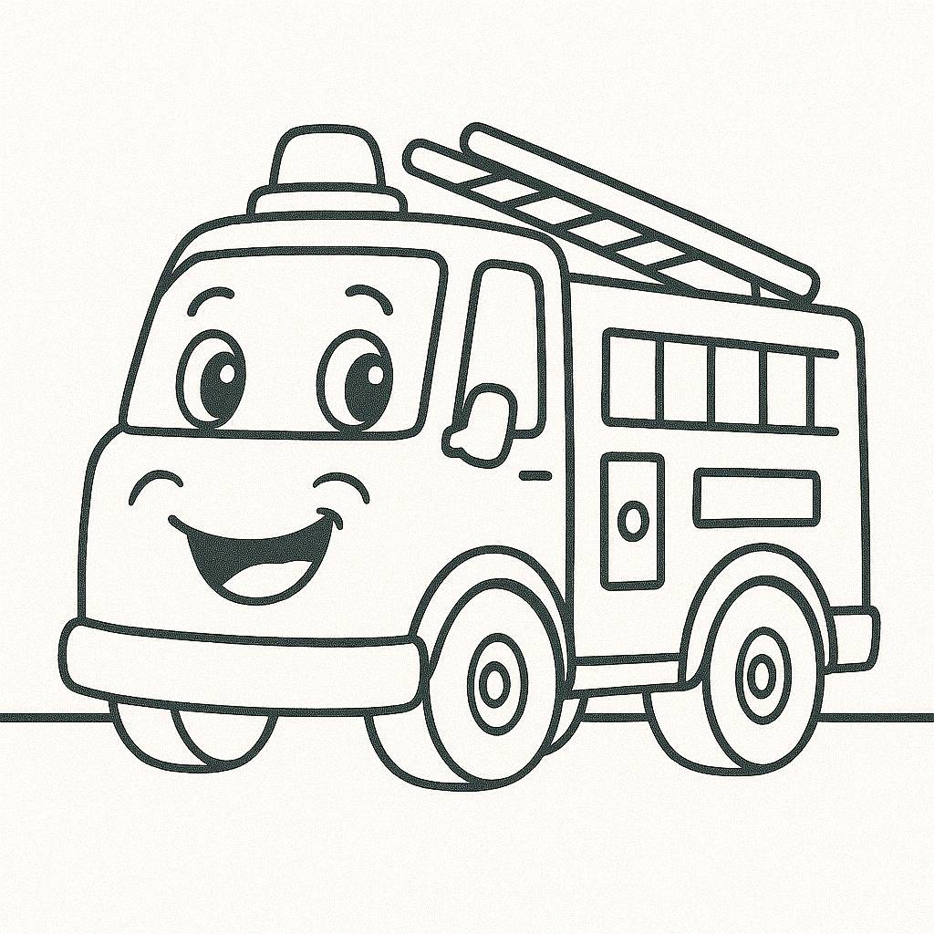 Xe cứu hỏa vui nhộn