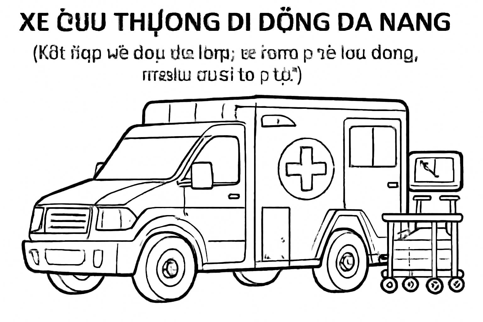 Xe cứu thương di động đa năng