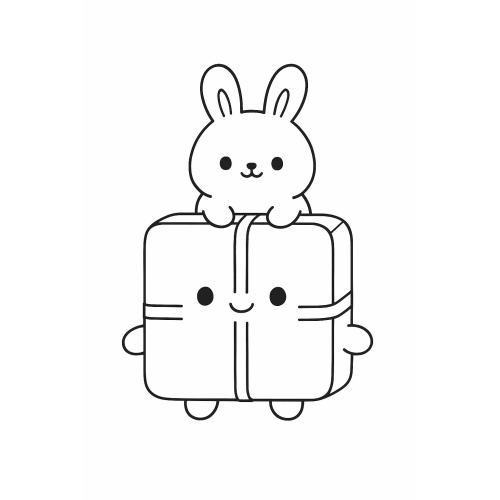 Tô màu bánh chưng cho bé - Tải PDF miễn phí