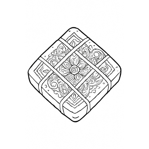 Tô màu bánh chưng cho bé - Tải PDF miễn phí