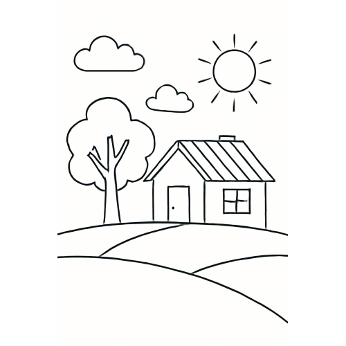 Bé tập tô màu – Hình tô màu đẹp cho bé