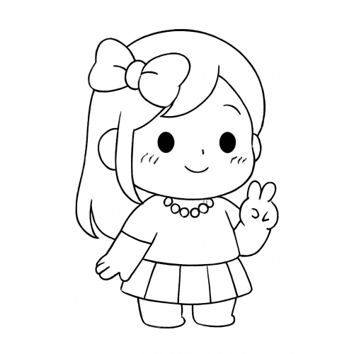 Tranh tô màu Blackpink cho bé – Hình tô màu Blackpink vui nhộn