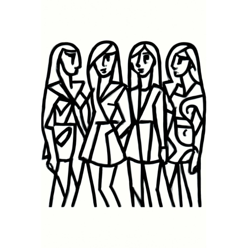 Tranh tô màu Blackpink cho bé – Hình tô màu Blackpink vui nhộn