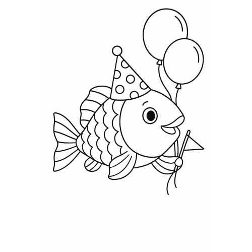 19+ Hình Tô màu con cá - Đa dạng phong cách 2025 cho bé