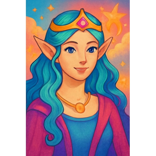 Tranh Tô Màu Chân Dung Mẹ Cho Bé - Tải PDF Miễn Phí