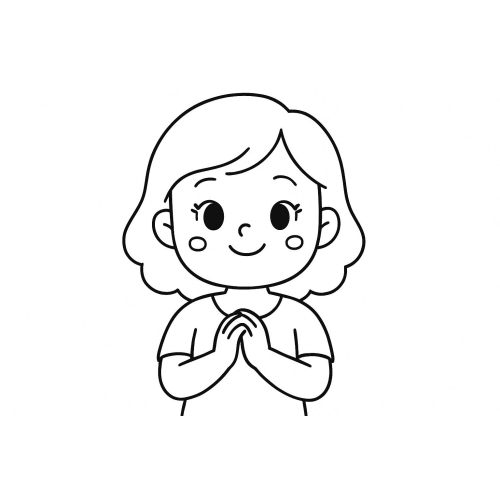 Tranh Tô Màu Chân Dung Mẹ Cho Bé - Tải PDF Miễn Phí