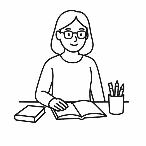 Tranh tô màu cô giáo cho bé - Hình tô màu cô giáo PDF