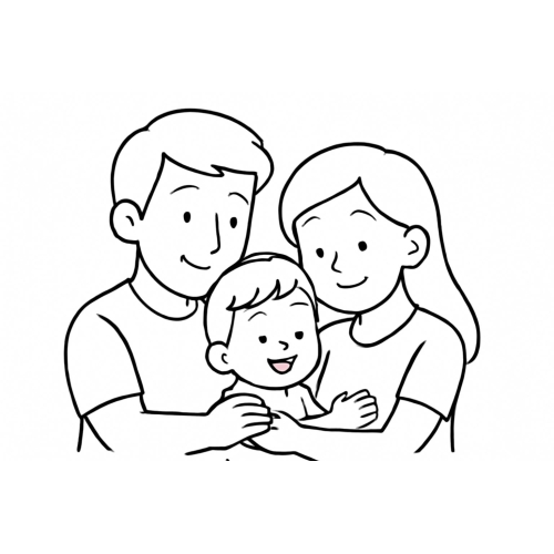 Tranh tô màu cho bé 2 tuổi - Hình tô màu đơn giản, dễ thương - Download PDF