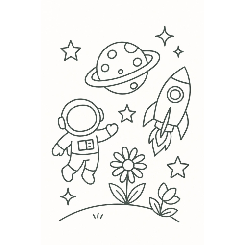 Hình tô màu cho bé đẹp – Tranh tô màu