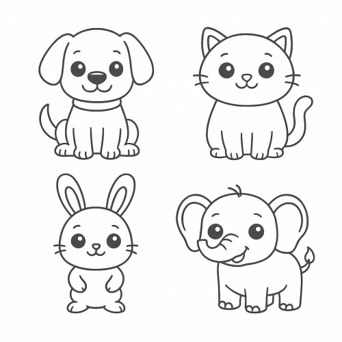 Hình tô màu cho bé đẹp – Tranh tô màu