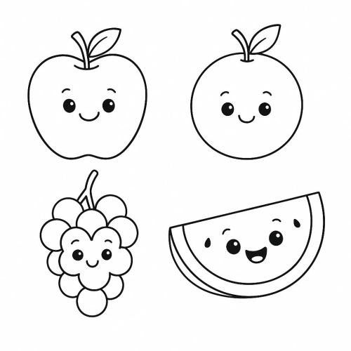 Hình tô màu cho bé đẹp – Tranh tô màu