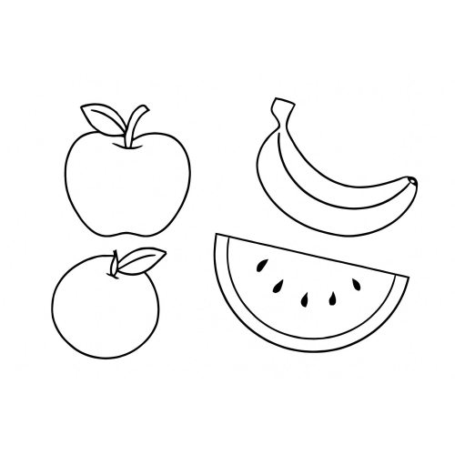 Tranh tô màu cho bé 2 tuổi - Hình tô màu đơn giản, dễ thương - Download PDF