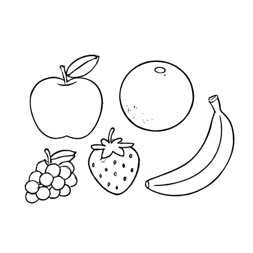 20+ Hình Tô màu đồ ăn 2025 cực hút bé