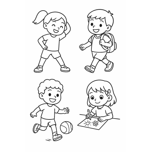 File Tranh tô màu cho bé 4 5 tuổi 2025 giúp bé phát triển trí não (PDF)