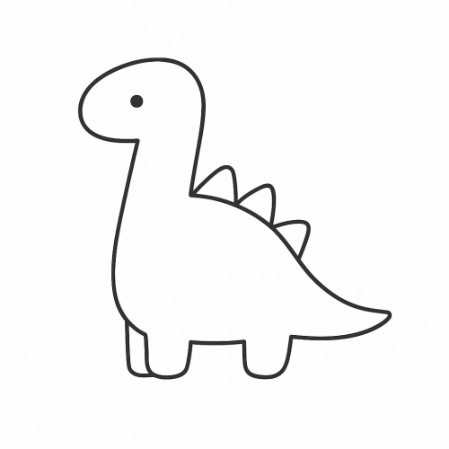 30+ Hình Tô màu Khủng long cho bé 2025 nhiều phong cách đáng yêu