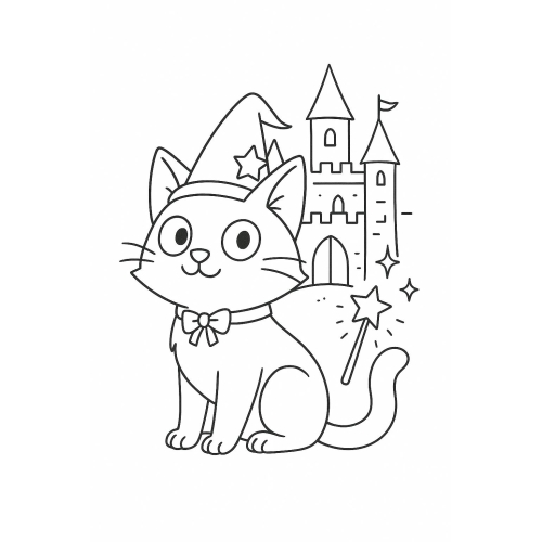 Bộ sưu tập 20+ Hình Tô Màu Con Mèo cực cute, đa phong cách 2025 - Có PDF