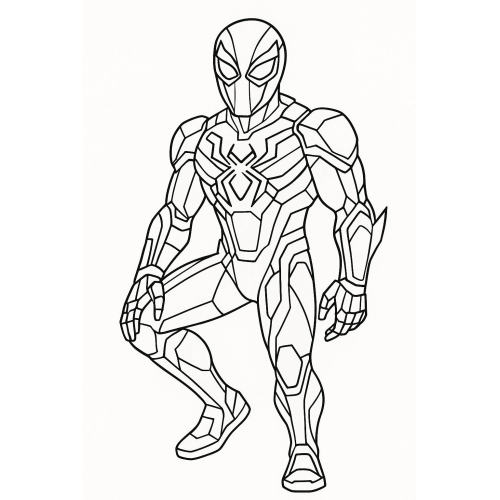 Bộ sưu tập Tô màu Người Nhện anh hùng bé rất thích