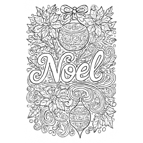 Tranh tô màu Noel cho bé - Tải PDF miễn phí