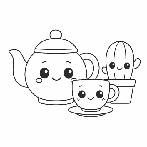 Tranh tô màu đơn giản cho bé 2025 - Hình tô màu PDF