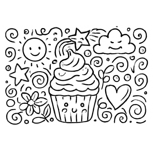 Tranh tô màu 8 3 cho bé – Hình tô màu PDF