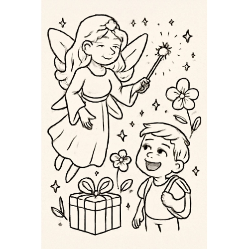 Tranh vẽ 20 11 chưa tô màu cho bé – Hình tô màu 20/11