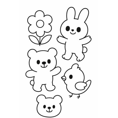 Hình Tô màu theo số cho bé giúp bé học nhận biết con số dễ dàng