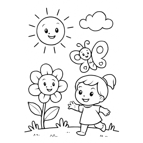 Xem tô màu cho bé - Tranh tô màu và hình tô màu PDF