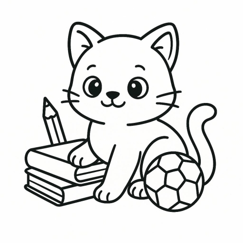 Tranh tô màu con vật nuôi trong gia đình cho bé 2025 - PDF