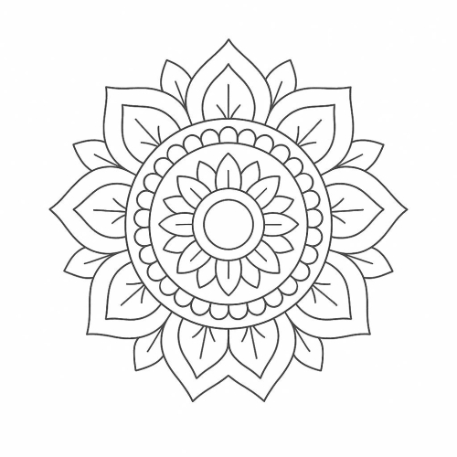 Tranh tô màu đơn giản cho bé 2025 - Hình tô màu PDF