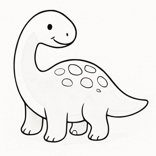 30+ Hình Tô màu Khủng long cho bé 2025 nhiều phong cách đáng yêu