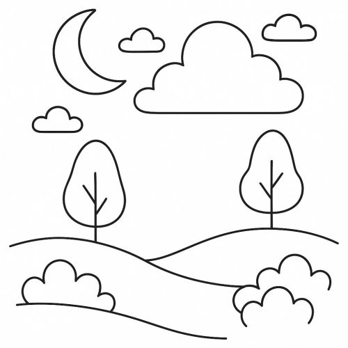 Tô màu hươu cao cổ cho bé 2025 - Hình và PDF đẹp