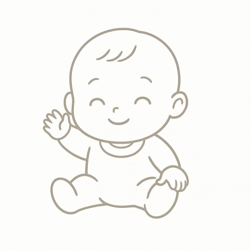 Tô màu em bé cho bé 2025 - Hình và PDF đẹp nhất