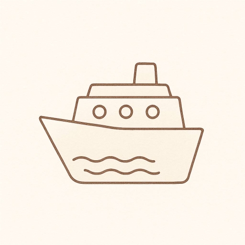 Tranh tô màu tàu thủy cho bé 2025 - Hình tô màu PDF