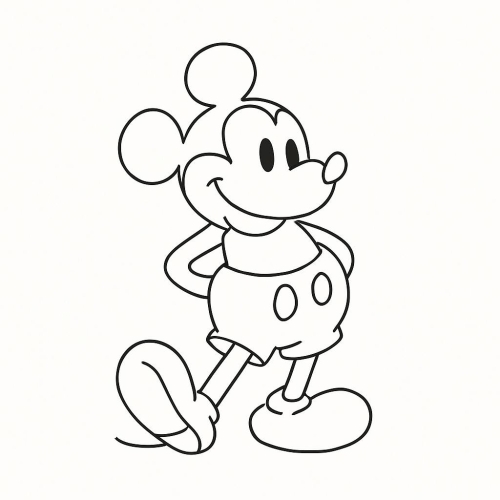 Tranh tô màu hoạt hình cho bé 2025 -  miễn phí