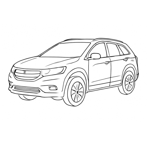 Tô màu xe máy cho bé – Hình tô màu xe máy đẹp