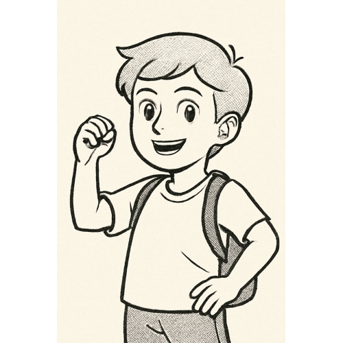 Tranh tô màu chủ đề bản thân rất nhiều sắc thái cho bé