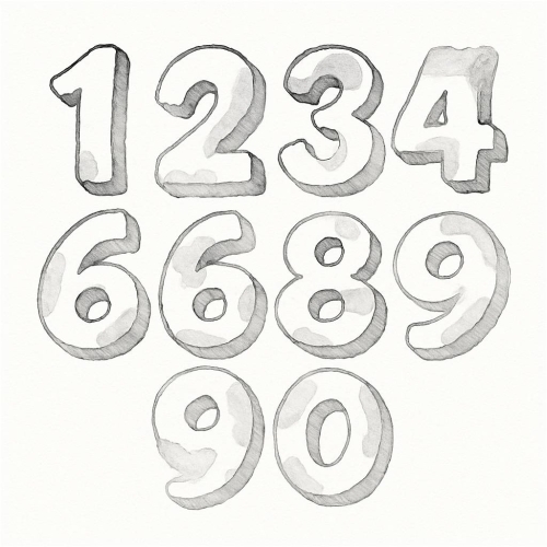 Tranh tô màu chữ số cho bé 2025 - Hình tô màu PDF dễ tải