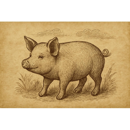 Tô màu con heo cho bé – Hình tô màu con lợn dễ thương