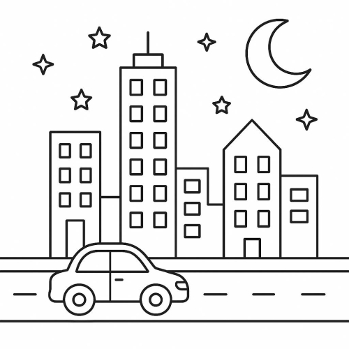 Hình Tô màu theo số cho bé giúp bé học nhận biết con số dễ dàng