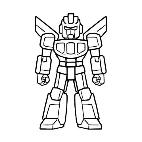 20+ Hình Tô màu robot cực đẹp, đa dạng khiến bé thích thú