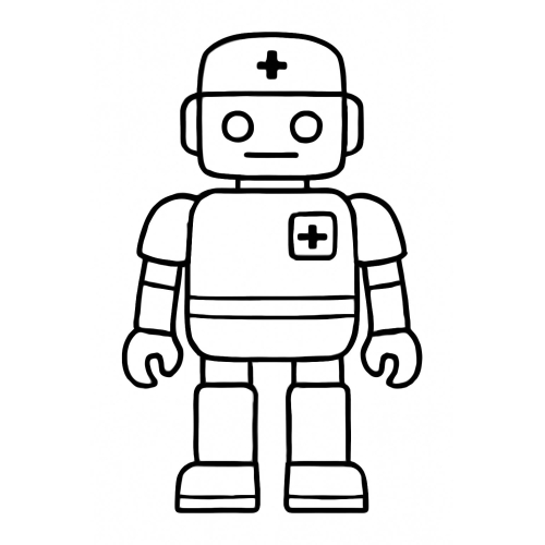 20+ Hình Tô màu robot cực đẹp, đa dạng khiến bé thích thú