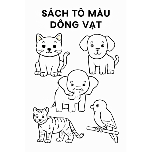 Sách tô màu cho bé – Tranh tô màu PDF dễ tải và in