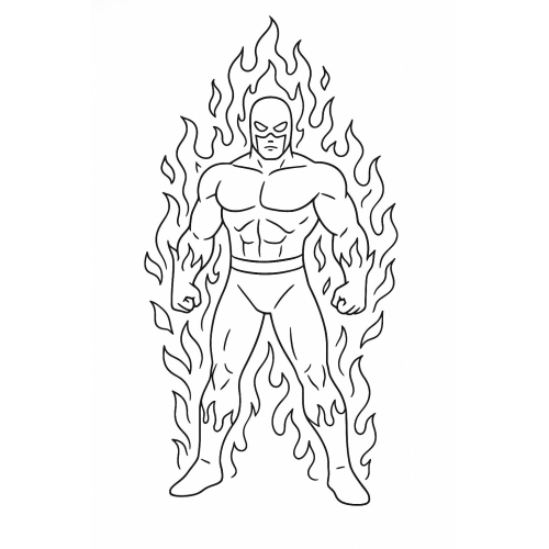 55+ Hình Tô màu Siêu nhân cho bé phát triển trí não 2025