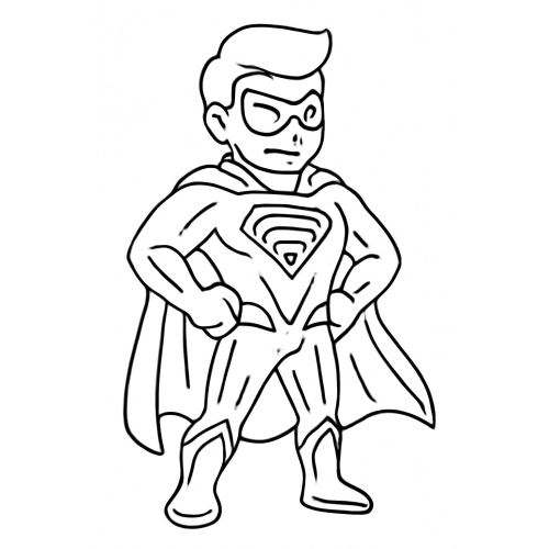 55+ Hình Tô màu Siêu nhân cho bé phát triển trí não 2025