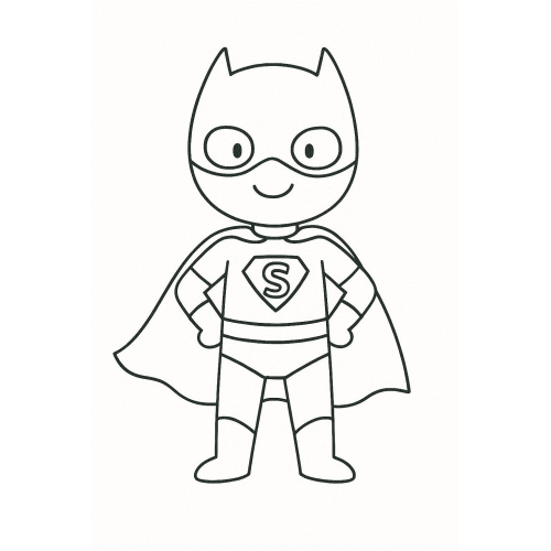 55+ Hình Tô màu Siêu nhân cho bé phát triển trí não 2025