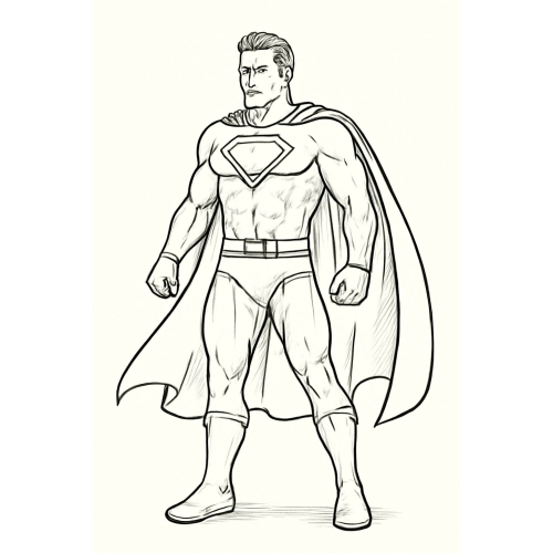 55+ Hình Tô màu Siêu nhân cho bé phát triển trí não 2025