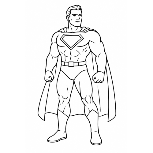 55+ Hình Tô màu Siêu nhân cho bé phát triển trí não 2025