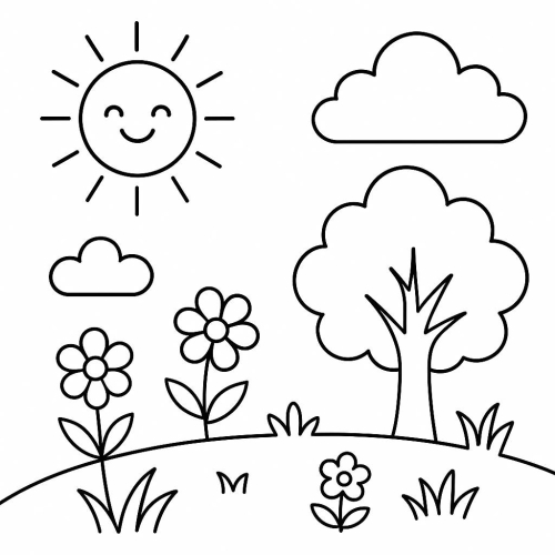 Tranh tô màu cho bé 3 4 tuổi 2025 - Đơn giản - Dễ Tô - Giúp bé phát triển trí tuệ