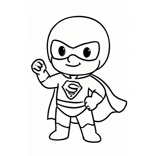 Tranh tô màu cute cho bé – Hình tô màu dễ thương PDF